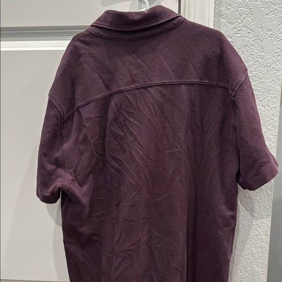Abercrombie & Fitch Purple/Plum Casual Button Down Shirt - Picture 4 of 5